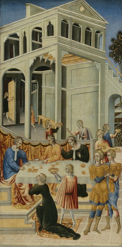 Salomé Pidiendo a Herodes la Cabeza de San Juan Bautista de Giovanni di Paolo
