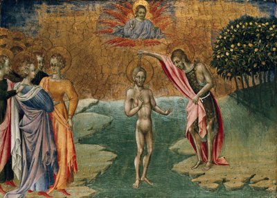 El bautismo de Cristo de Giovanni di Paolo