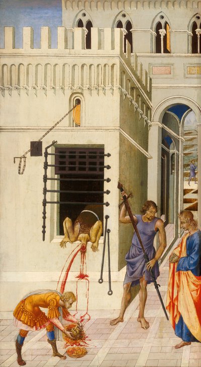 La decapitación de San Juan Bautista de Giovanni di Paolo