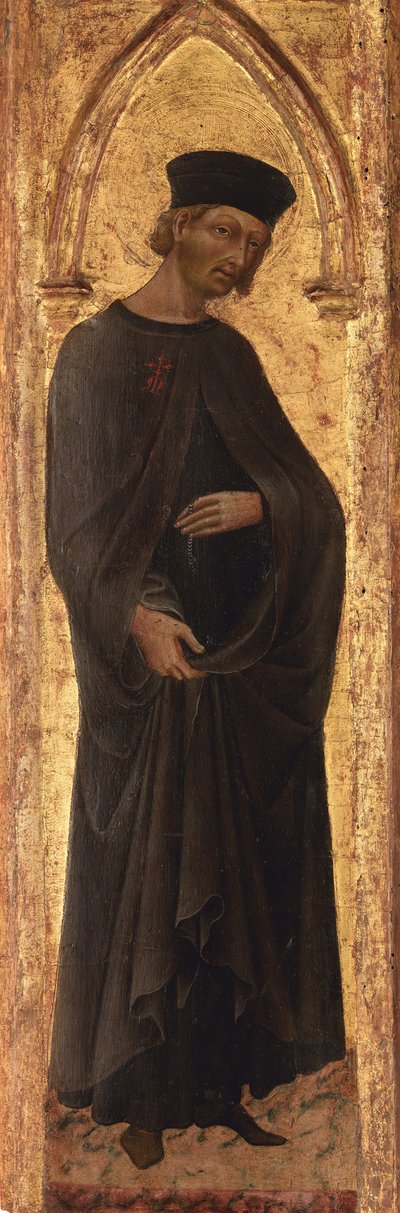 El Beato Andrea Gallerani murió en 1251, 1447-65 de Giovanni di Paolo