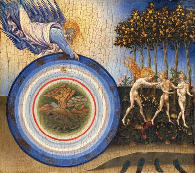 La creación del mundo y la expulsión del paraíso de Giovanni di Paolo