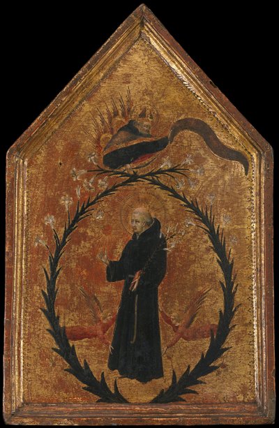 La exaltación de San Nicolás de Tolentino de Giovanni di Paolo