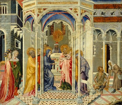 La Presentación de Cristo en el Templo de Giovanni di Paolo