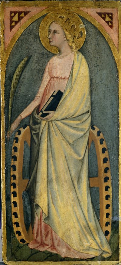 Santa Catalina, c.1400 de Giovanni di Paolo di Grazia