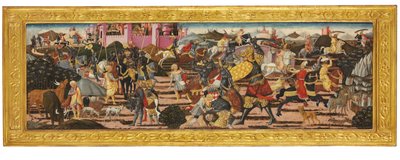 El asesinato de Goliat, del frente de un cassone de Giovanni di Ser Giovanni Scheggia