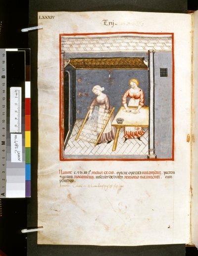 Theatrum sanitatis de Ububchasym de Baldach: "Trij", primera década del siglo XIV (miniatura) de Giovannino de