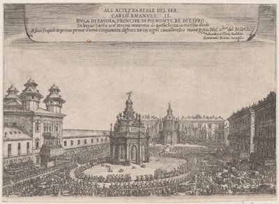 Festival en Turín, octubre de 1650 de Giovenale Boetto