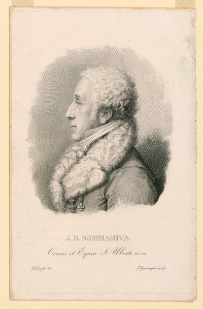 Retrato de J. B. Sommariva (1760-1826) de Giovita Garavaglia