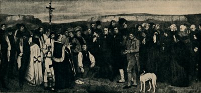 Funeral en Ornans, c. 1850 de Giraudon