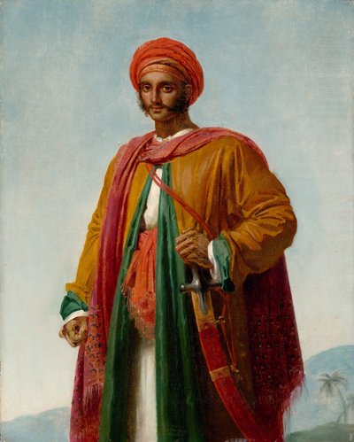 Estudio para retrato de un indio, ca. 1807 de Girodet de Roucy Trioson