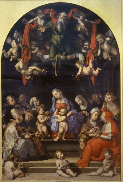 Disputa sobre la Inmaculada Concepción de Girolamo Genga