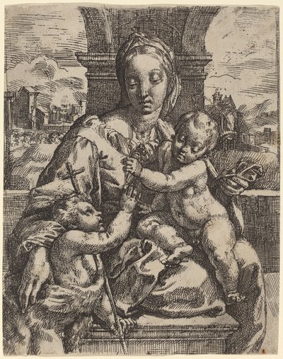 Madonna Aldobrandini de Girolamo Imperiale I after Raphael