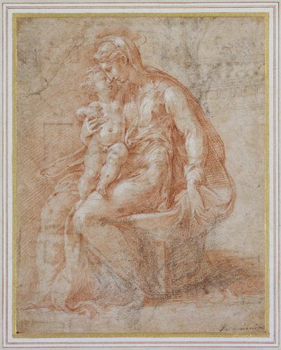 La Madonna y el Niño de Girolamo Mazzola Bedoli