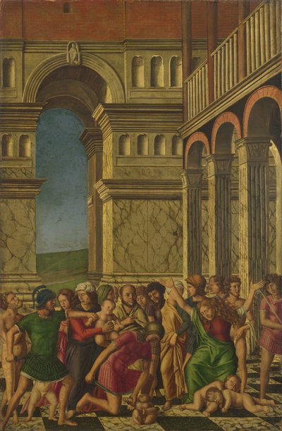 La masacre de los inocentes, ca 1510-1520 de Girolamo Mocetto