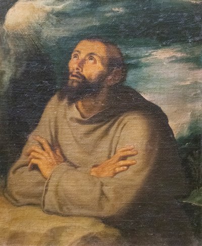 San Francisco de Asís (óleo sobre lienzo) de Girolamo Muziano