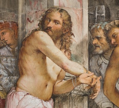 Nave central, quinto tramo sur, Flagelación de Cristo, Girolamo Romanino de Girolamo Romanino