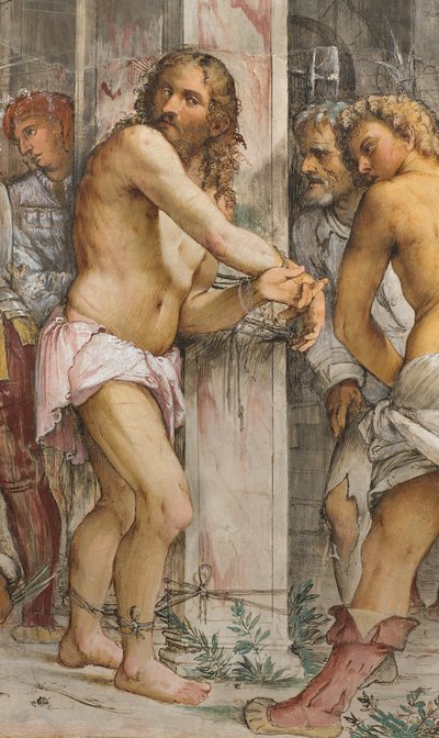Nave Central, Quinto Tramo Sur, Flagelación de Cristo, Jerome Romanino de Girolamo Romanino