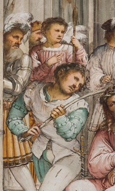 Nave central, cuarto tramo sur, Coronación de espinas, Girolamo Romanino de Girolamo Romanino