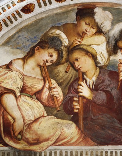 Concierto, cuarteto de flautas de Girolamo Romanino