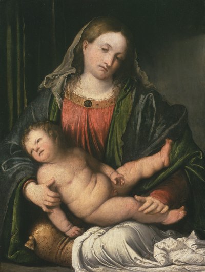 Madonna y Niño, c.1516-17 de Girolamo Romanino