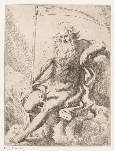 Saturno con guadaña de Girolamo Scarselli