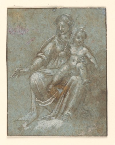 Virgen y Niño de Girolamo Siciolante