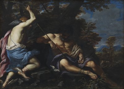 Mercurio matando a Argos de Girolamo Troppa