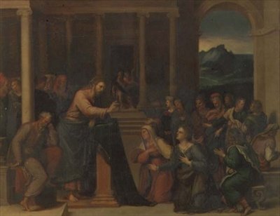 Cristo en la casa de María y Marta de Girolamo da Carpi