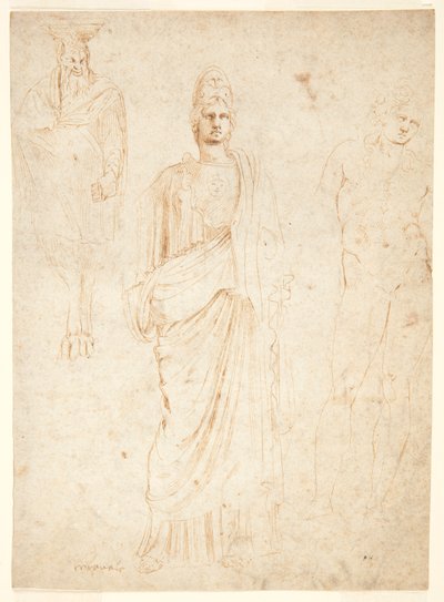 Figuras clásicas de Girolamo da Carpi