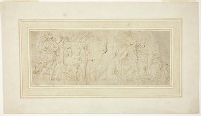 Procesión de figuras y bueyes de Girolamo da Carpi