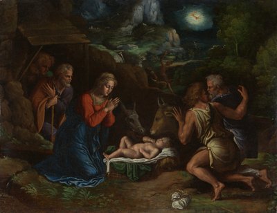 La adoración de los pastores, ca. 1535-40 de Girolamo da Carpi