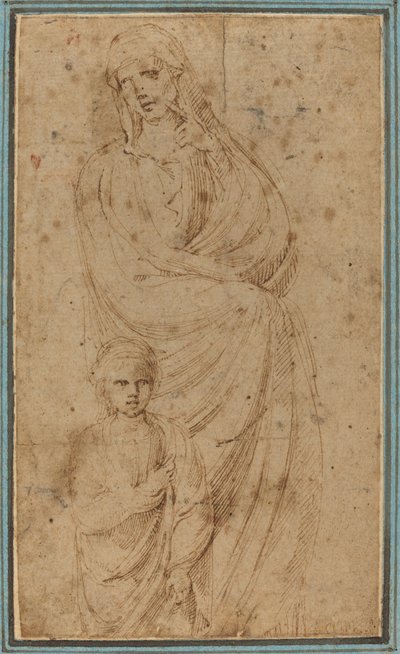 Dos figuras de Girolamo da Carpi