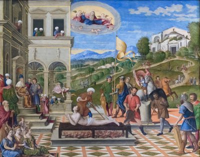 Martirio de San Lorenzo de Girolamo da Santacroce