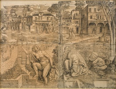 Susana en el baño de Girolamo da Treviso d.Y.