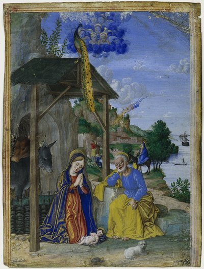 Miniatura Única: La Natividad de Girolamo dai Libri