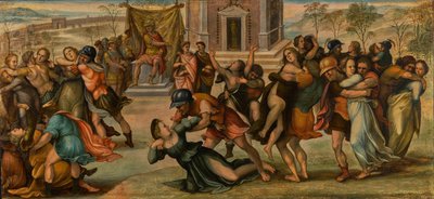 El rapto de las Sabinas de Girolamo del Pacchia