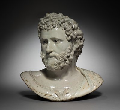 Busto de Héroe o Emperador Clásico de Girolamo della Robbia
