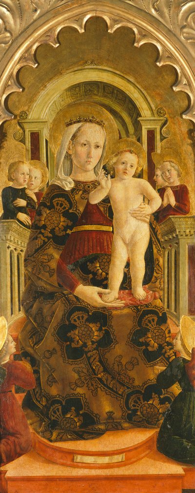 Madonna entronizada (pintura) de Girolamo di Giovanni di Camerino