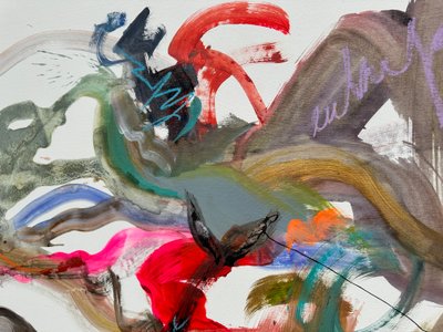 Amar la naturaleza (acrílico sobre lienzo) de Gisela Gaffoglio