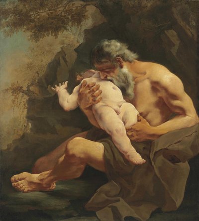 Saturno devorando a su hijo de Giulia Lama