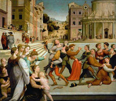 Renacimiento: El rapto de Dina de Giuliano Bugiardini