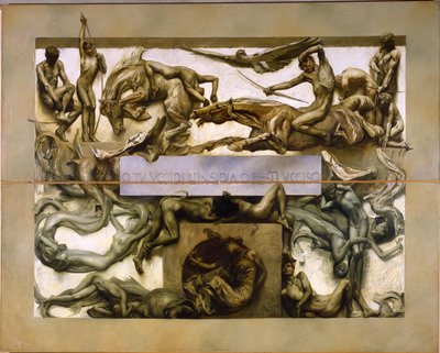 Le Tenebre del ciclo Il poema della Vita Umana, 1907 de Giulio Aristide Sartorio