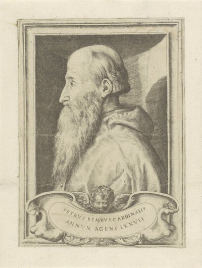 Retrato del cardenal Pietro Bembo de Giulio Bonasone