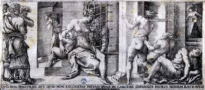 Caridad Romana de Giulio Bonasone