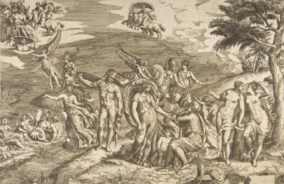 El Juicio de Paris de Giulio Bonasone