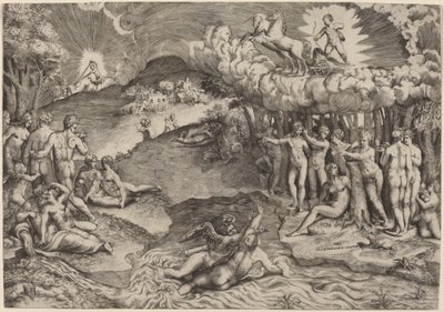 El triunfo del amor de Giulio Bonasone