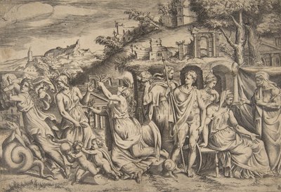 La historia de Jasón y Medea de Giulio Bonasone