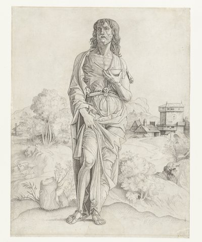 Juan el Bautista de Giulio Campagnola
