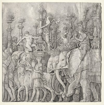 Los Triunfos de César: Los Elefantes de Giulio Campagnola