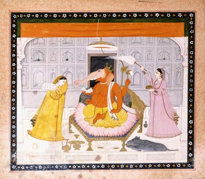 La adoración de Ganesh, c.1790 de Giulio Carlini